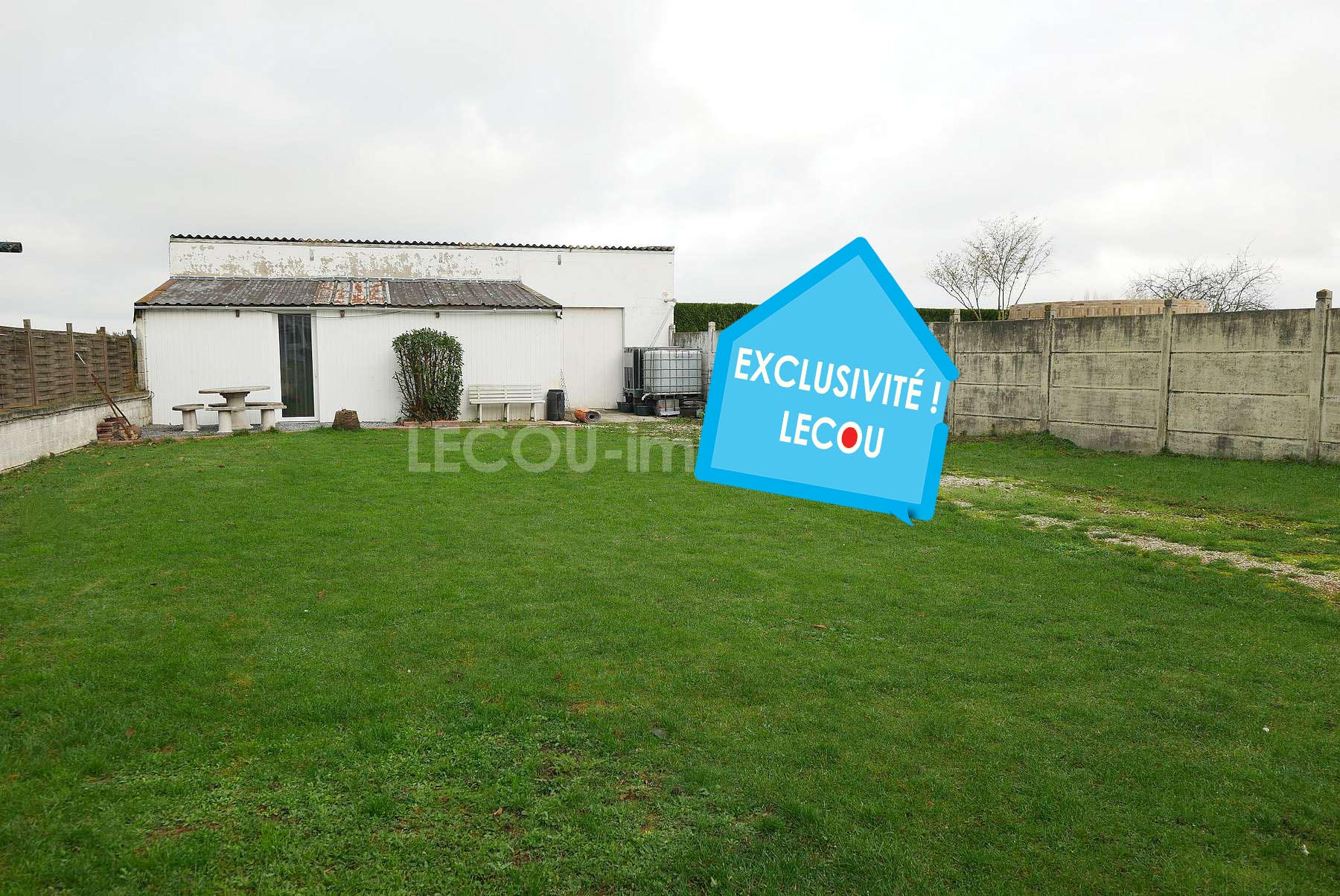 pavillon individuel en semi plain pied lecou immobilier