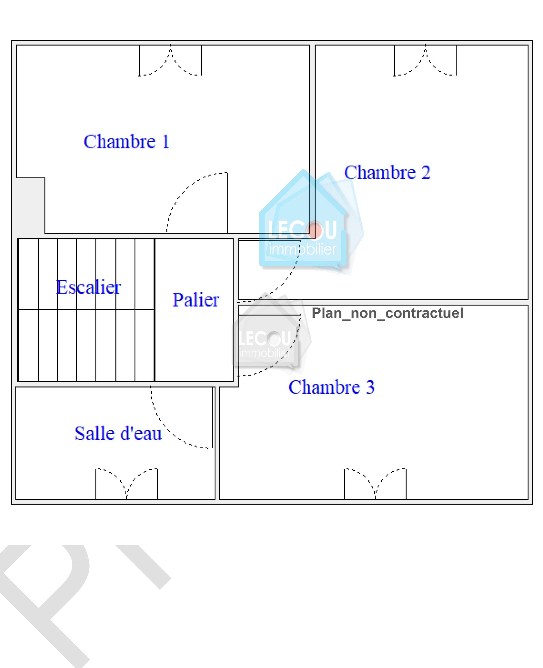 Plan de l'étage
